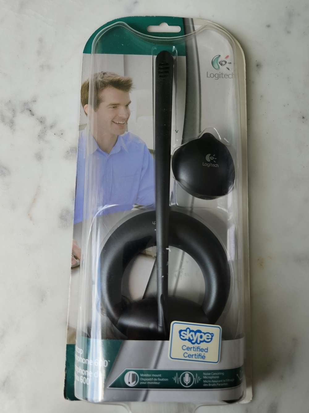 Logitech Desktop Microphone 600 – Silver/Black